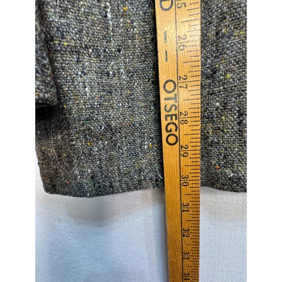 Vintage Daks Mens Three-Button Tweed Blazer Suit Jacket Multicolor Outerwear - Picture 10 of 16